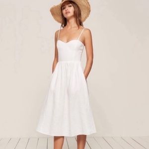 NWOT Reformation Olivia midi dress